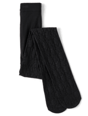 Collants en microfibre et dentelle pour filles