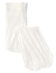 Toddler Girls Lace Microfiber Tights