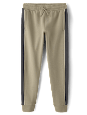 Boys Side Stripe Scuba Loose Jogger Pants