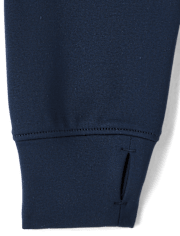 Boys Cozy Tech Microfleece Lined Puffer Jacket