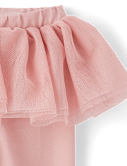 Baby Girls Bow Tutu Leggings 2-Pack