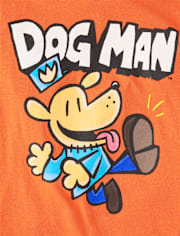Boys Dog Man Graphic Tee