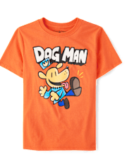 Boys Dog Man Graphic Tee