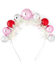 Girls Tinsel Ornament Headband