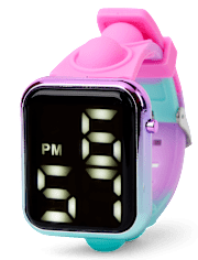 Girls Ombre Fidget Digital Watch
