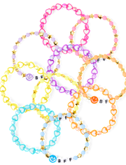 Girls BFF Beaded Bracelet 10-Pack