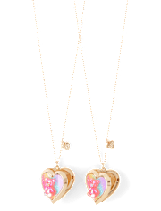 Girls Candy Bear BFF Locket Necklace 2-Pack