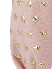 Girls Studded Star Top Knot Headband