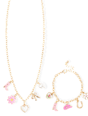 Girls Western Charm 2-Piece Jewelry Set