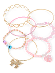 Girls Unicorn Bracelet 7-Pack
