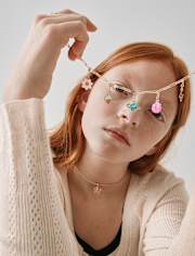 Girls DIY Charm Necklace 12-Piece Set