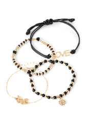Lot de 4 bracelets pour filles