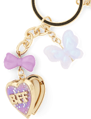 Girls BFF Charm Keychain 2-Pack