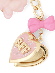 Girls BFF Charm Keychain 2-Pack