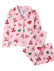 Pyjama de Noël avec nœud pour maman et moi
