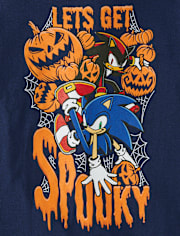 Boys Halloween Sonic Graphic Tee