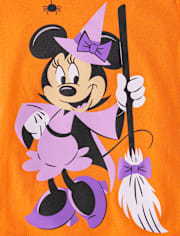 Toddler Girls Witch Minnie Graphic Tee