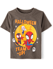 Toddler Boys Halloween Spidey Graphic Tee