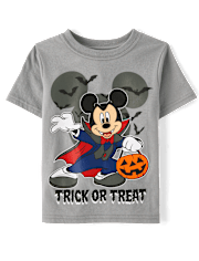 Toddler Boys Trick Or Treat Mickey Graphic Tee