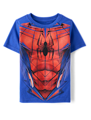 Toddler Boys Spiderman Costume Graphic Tee