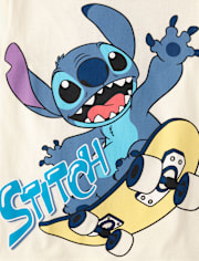 Boys Stich Skateboard Graphic Tee