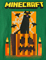 Boys Halloween Minecraft Graphic Tee