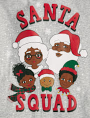 Adult Matching Family Santa Squad Cotton Pajamas