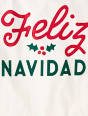 Adult Matching Family Feliz Navidad Cotton Pajamas