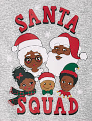 Baby And Toddler Matching Family Santa Squad Snug Fit Cotton Pajamas