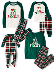 Baby And Toddler Matching Family We Are Family Snug Fit Cotton Pajamas