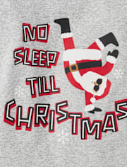 Baby And Toddler Glow Santa Dancing Snug Fit Cotton Pajamas