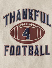 Boys Thankful 4 Football Graphic Tee