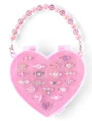 Girls Floral Ring 20-Pack
