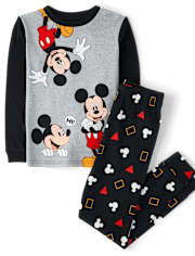 Boys Mickey Mouse™ Snug Fit Cotton Pajamas