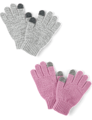 Lot de 2 gants pour textos pour enfants