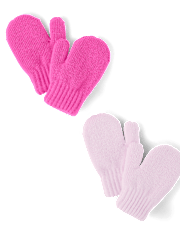 Toddler Mittens 2-Pack