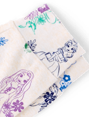 Girls Disney™ Princess Floral Snug Fit Cotton Pajamas