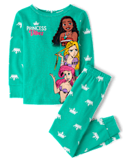 Girls Disney™ Princess Vibes Snug Fit Cotton Pajamas
