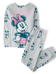 Girls Minnie Mouse™ Snug Fit Cotton Pajamas