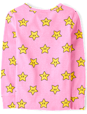 Girls Super Mario™ Princess Peach Snug Fit Cotton Pajamas