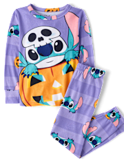 Girls Stitch Halloween Pajamas
