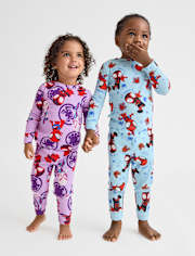 Baby And Toddler Boys Spidey Snug Fit Cotton Pajamas