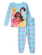 Baby And Toddler Girls Disney™ Princess Snug Fit Cotton Pajamas