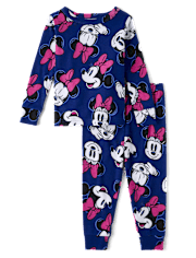 Baby And Toddler Girls Minnie Mouse™ Snug Fit Cotton Pajamas