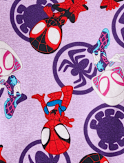 Baby And Toddler Girls Spidey Snug Fit Cotton Pajamas