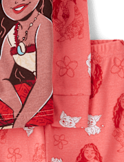 Baby And Toddler Girls Moana™ Snug Fit Cotton Pajamas