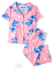 Girls Lilo And Stitch Pajamas