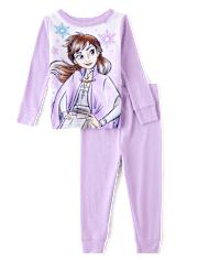 Baby And Toddler Girls Frozen Anna Snug Fit Cotton Pajamas