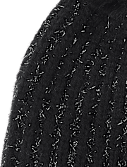 Girls Shimmer Icon Pom Pom Beanie