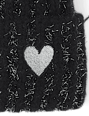 Girls Shimmer Icon Pom Pom Beanie